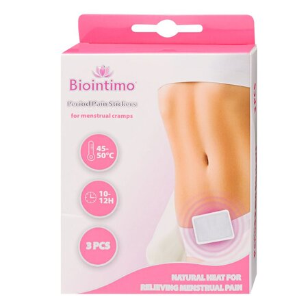 Plasture impotriva durerilor menstruale, 3 bucati, Biointimo 683212