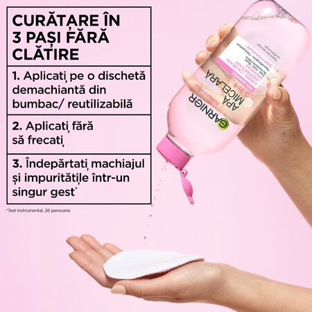 Apa micelara pentru ten sensibil Skin Naturals, 400 ml, Garnier 757491