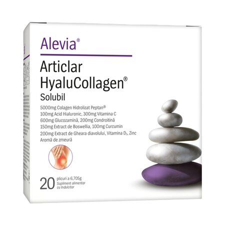 Complex Articlar HyaluCollagen, 20 plicuri, Alevia