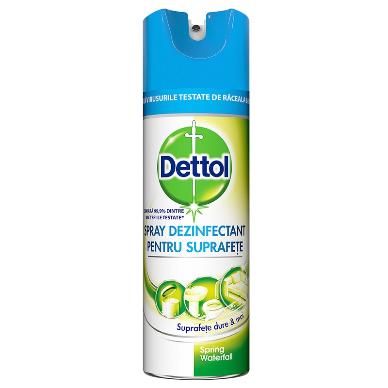 Spray dezinfectant Spring Waterfall, 400 ml, Dettol