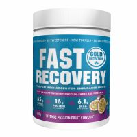 Pudra proteica cu aroma de fructul pasiunii Fast Recovery, 600 g, Gold Nutrition
