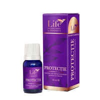 Amestec de uleiuri esentiale pentru uz intern Protectie Life, 10 ml, Bionovativ