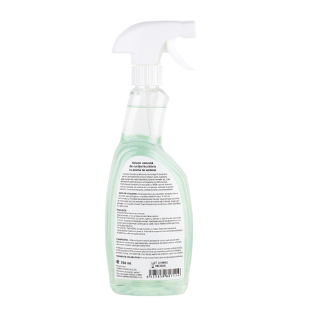 Solutie naturala de curatat bucataria cu aroma de verbina, 750 ml, Sabio 525307