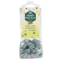 Jeleuri cu miere si aroma de pin Honey Fruit Jelly, 100 g, Apidava