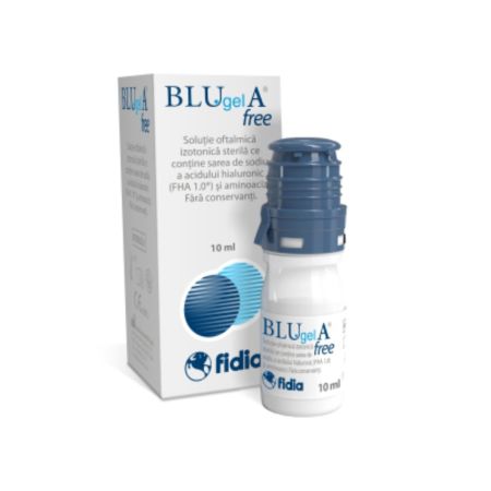 Blu Gel A Free solutie oftalmica, 10 ml, Biosooft