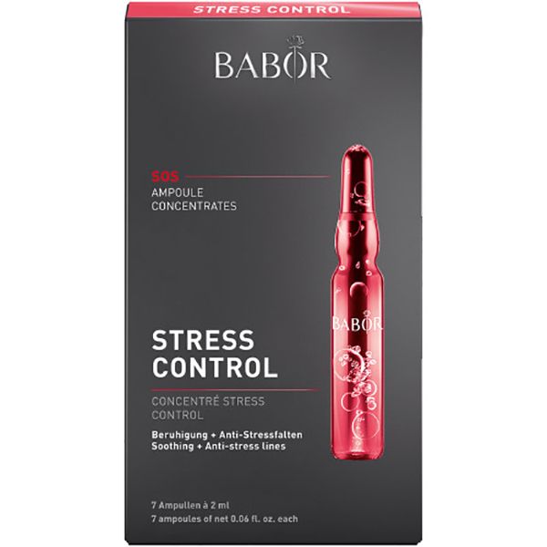 Ser cu efect calmat si antirid Stress Control, 7 fiole, Babor