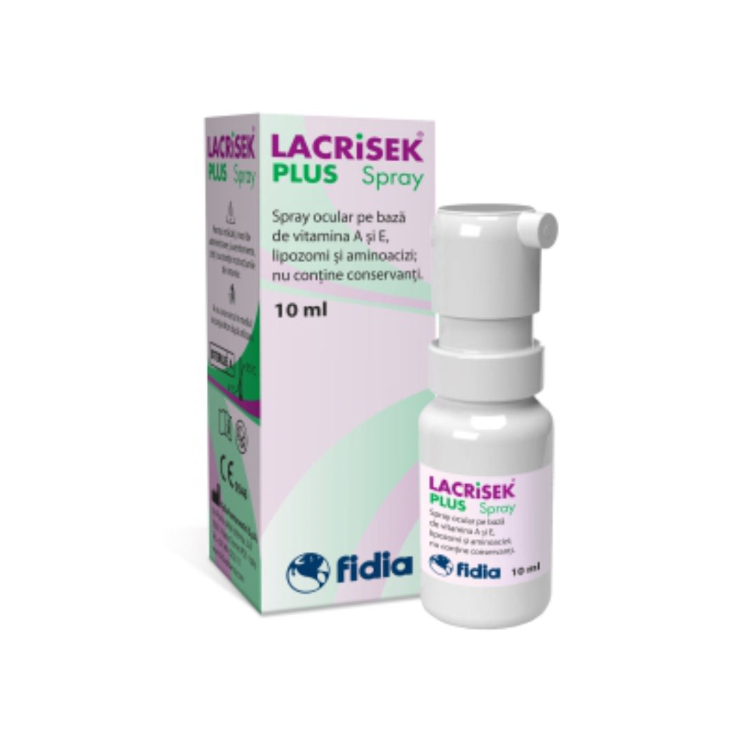 Spray ocular Lacrisek Plus, 10 ml, Fidia