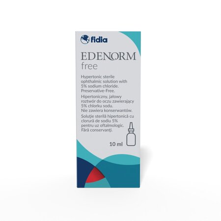 Solutie oftalmica Edenorm Free, 10 ml, Fidia