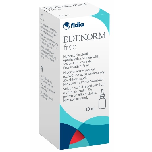 Solutie oftalmica Edenorm Free, 10 ml, F