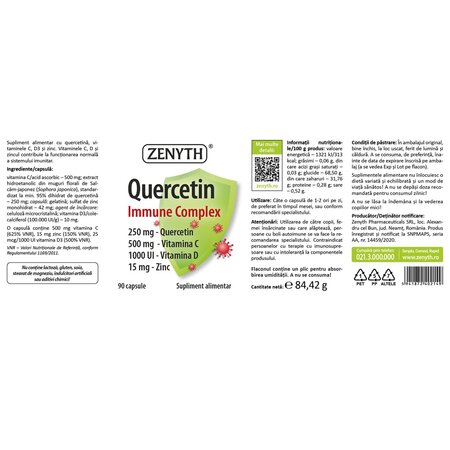 Quercetin Immune Complex, 90 capsule, Zenyth 702049