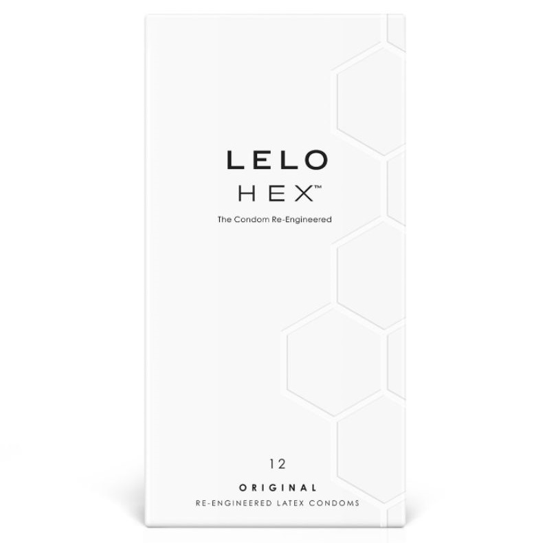 Prezervative din latex natural Original, 12 bucati, Lelo Hex