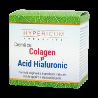 Crema cu colagen si acid hialuronic, 40 ml, Hypericum