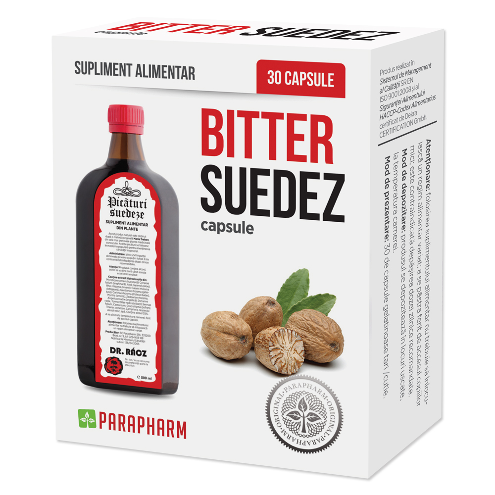 Bitter Suedez, 30 capsule, Parapharm