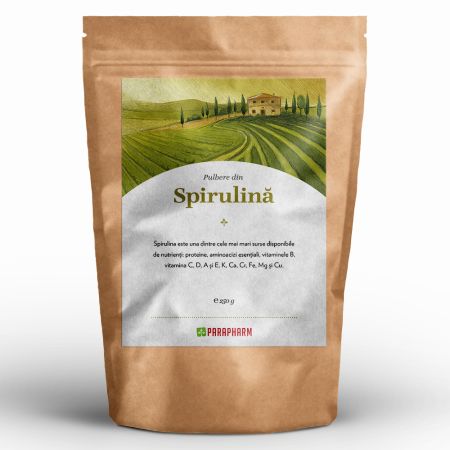Pulbere din Spirulina, 250 g, Parapharm