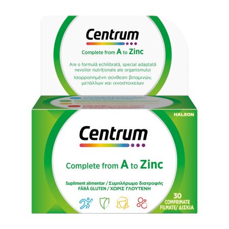 Centrum de la A la Zinc, 30 comprimate, Haleon 683552
