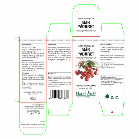 Extract din muguri de Mar Paduret, 50 ml, Plant Extrakt 737142