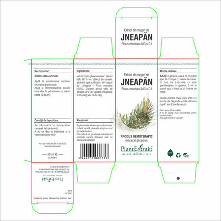 Extract din muguri de Jneapan, 50 ml, Plant Extract 736951