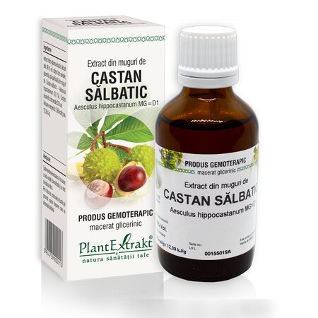 Extract din muguri de Castan salbatic, 50 ml, Plant Extrakt