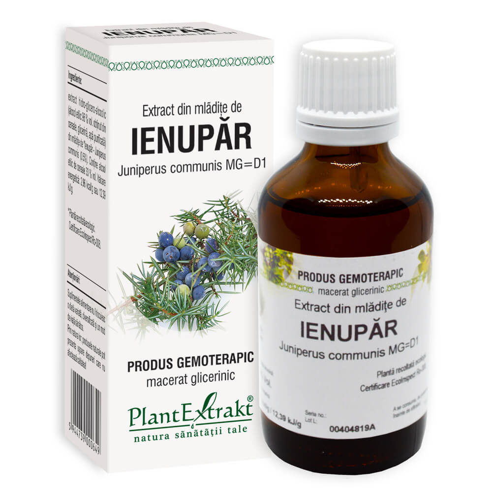 Extract din mladite de Ienupar, 50 ml, Plant Extrakt