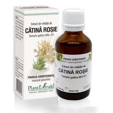 Extract din mladite de Catina Rosie, Tamarix, 50 ml, Plant Extrakt