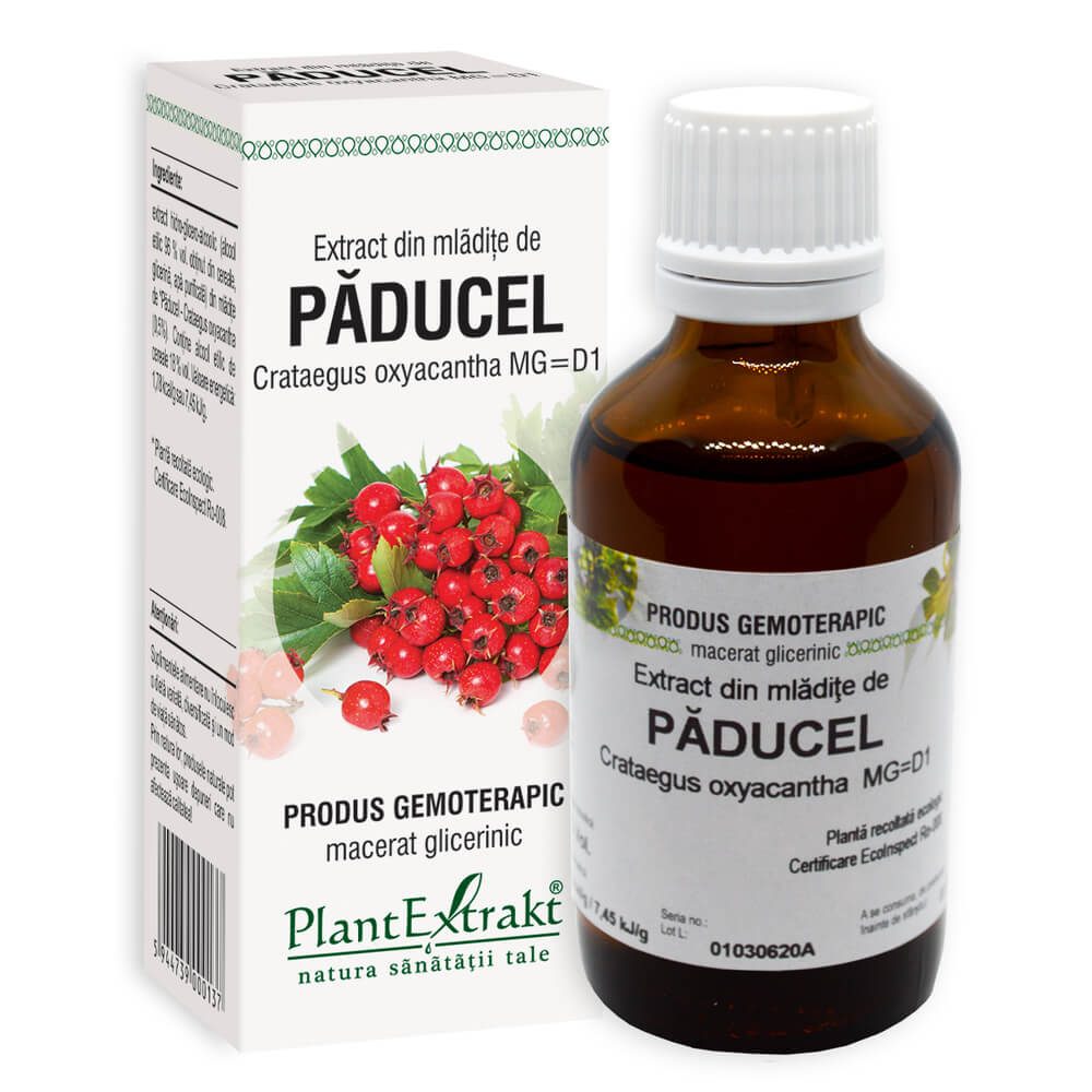 Extract din mladite de Paducel, 50 ml, Plant Extrakt