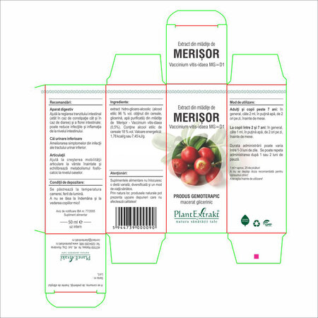 Extract din mladite de Merisor, 50 ml, Plant Extrakt 734981