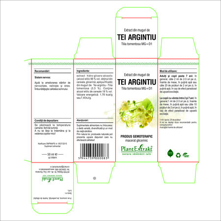 Extract din muguri de Tei Argintiu, 50 ml, Plant Extrakt 738158
