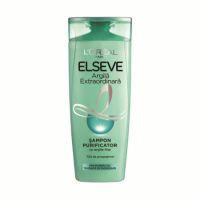 Sampon purificator pentru par normal cu tendinta de ingrasare Argila Extraordinara, 400 ml, Elseve