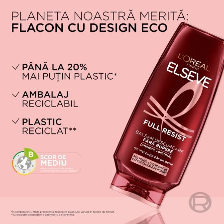 Balsam pentru par fragil cu tendinta de cadere Full Resist, 200 ml, Elseve 695884