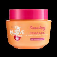 Masca pentru par lung si deteriorat SOS Dream Long, 300 ml, Elseve