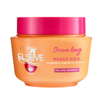 Masca pentru par lung si deteriorat SOS Dream Long, 300 ml, Elseve