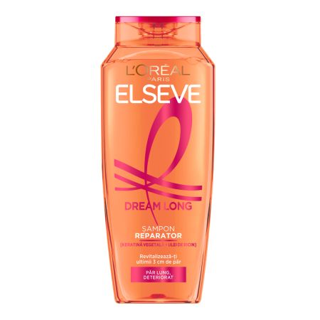 Sampon reparator pentru par lung si degradat Dream Long, 250 ml, Elseve