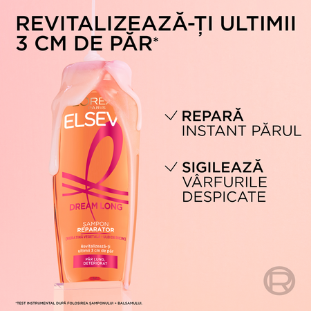 Sampon reparator pentru par lung si deteriorat Dream Long, 250 ml, Elseve 695976