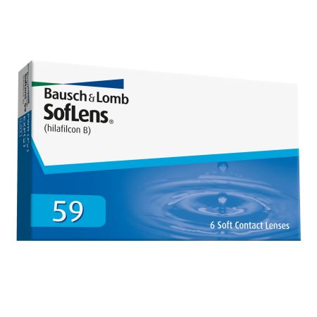 Lentile de contact +1.00 SofLens 59, 6 bucati,, Bausch Lomb