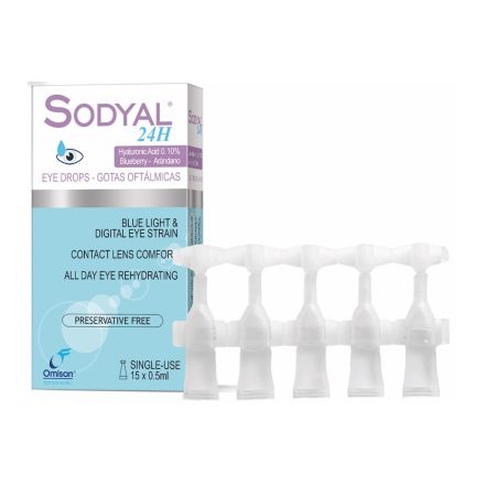 Solutie oftalmica SODYAL 24H, 15 x 0,5ml, Omisan Farmaceutici