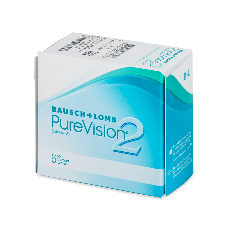 Lentile de contact -9.00 PureVision 2HD, 6 bucati, Bausch Lomb