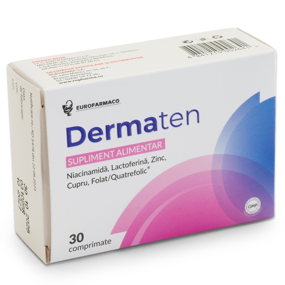 Dermaten, 30 comprimate, Eurofarmaco