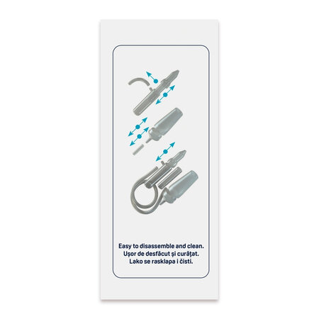 Set Aspirator nazal pentru nou nascuti si copii Original, 1 bucata, Nosko 708857