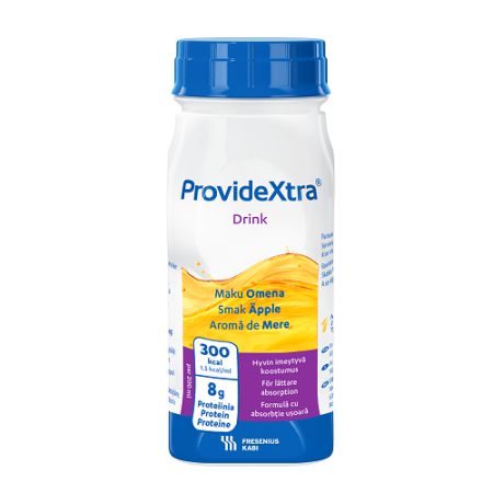 ProvideXtra DRINK cu aroma de mere, 4 x 200 ml, Fresenius Kabi