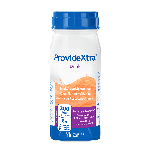 ProvideXtra DRINK cu aroma de portocale-ananas, 4 x 200 ml, Fresenius Kabi