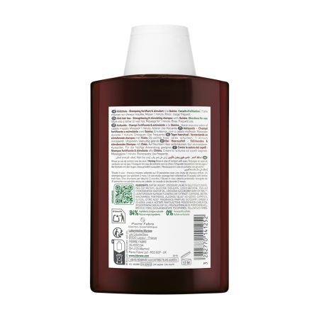 Sampon cu extract de chinina si floare de colt, 200 ml, Klorane 648342