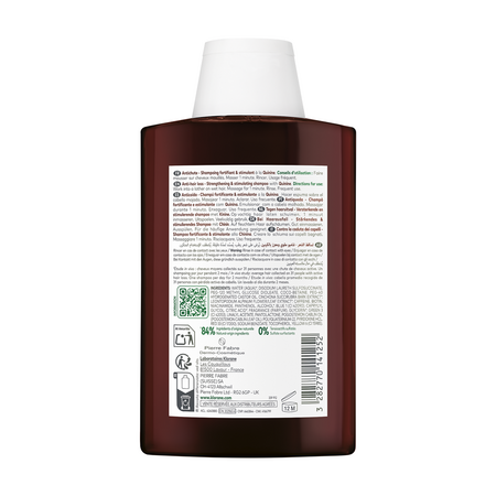 Sampon cu extract de chinina si floare de colt, 200 ml, Klorane 648342