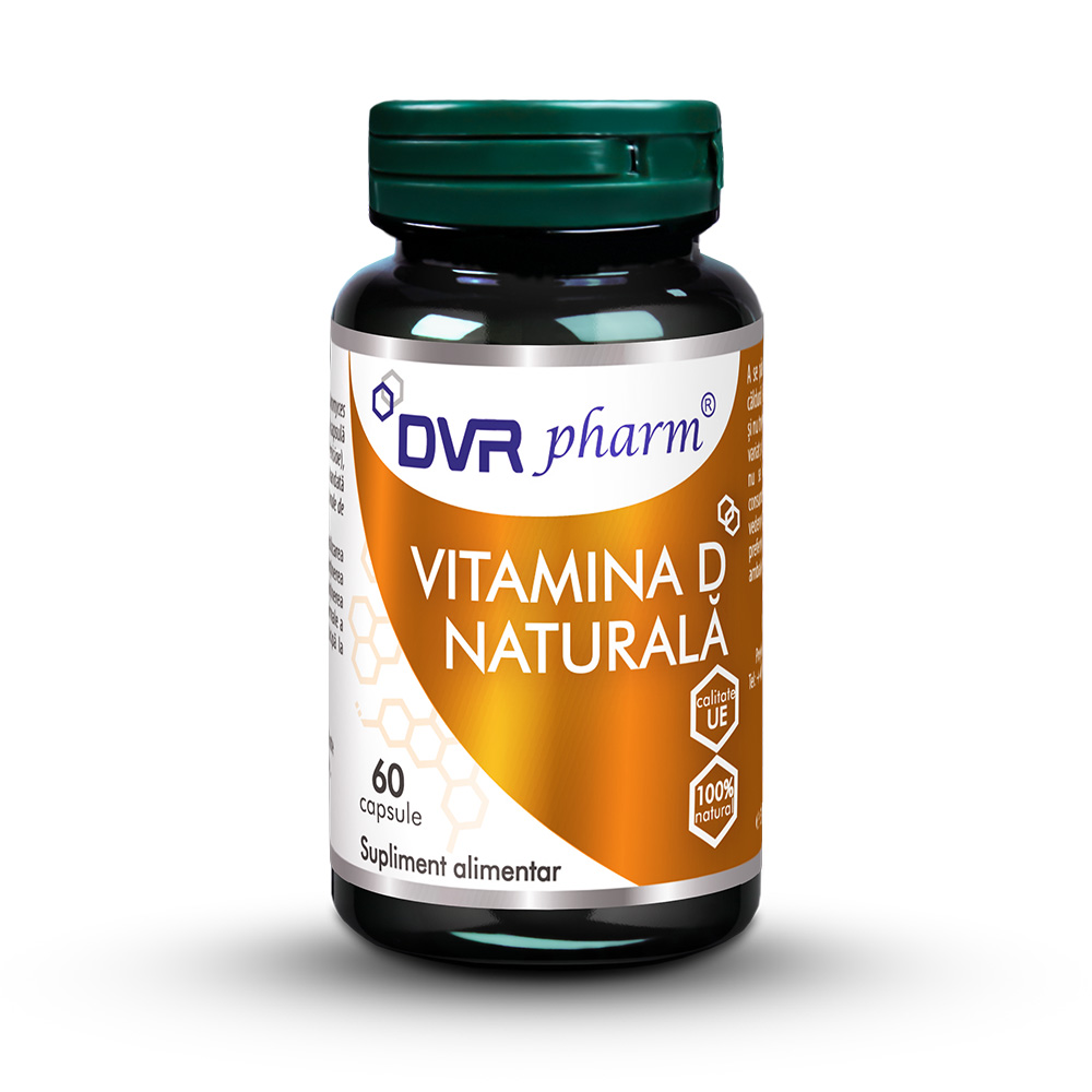 Vitamina D Naturala Premium, 60 capsule, DVR Pharm