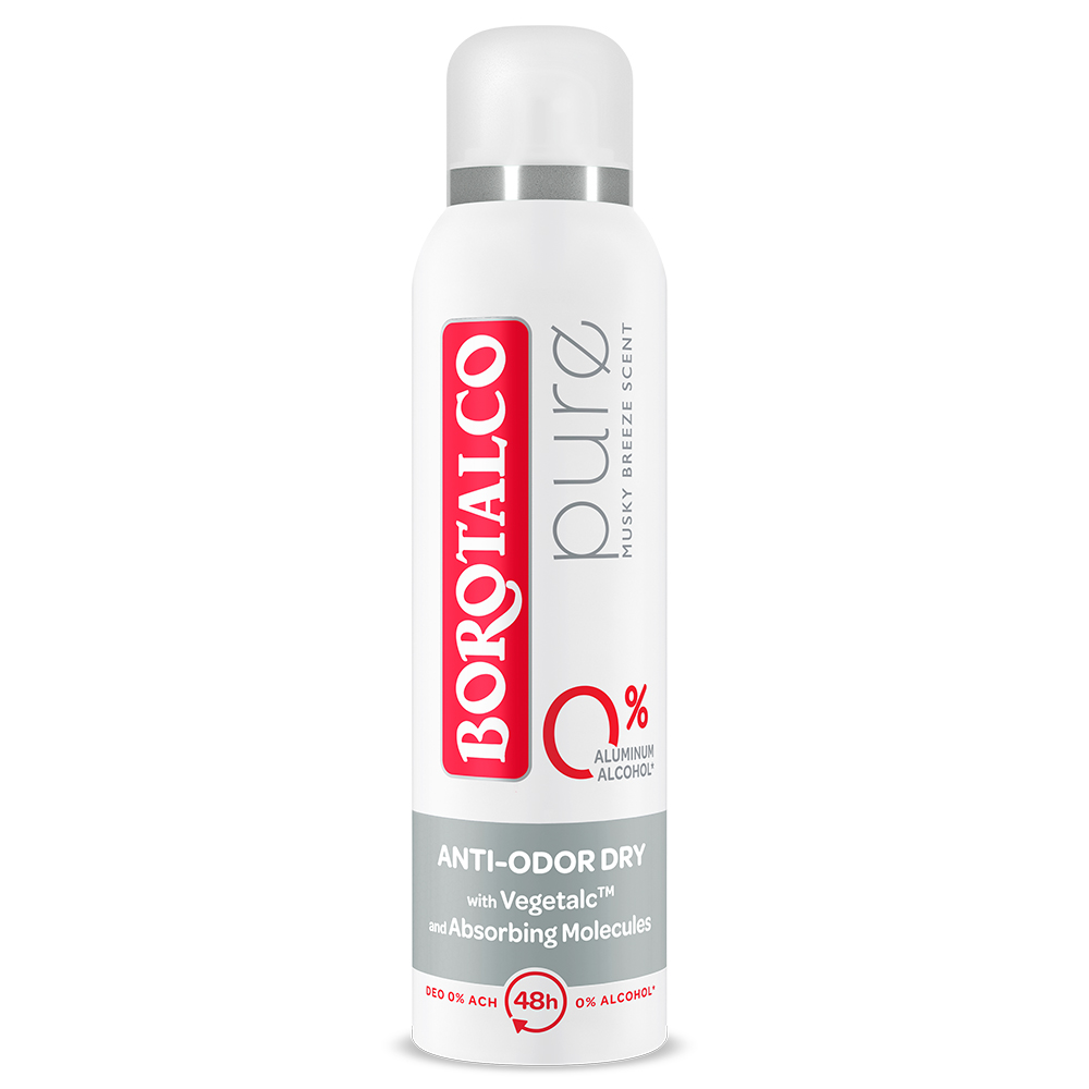 Deodorant spray Pure Musk, 150 ml, Borotalco
