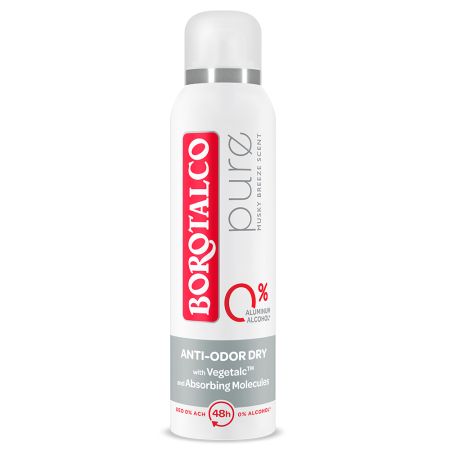 Deodorant spray Pure Musk, 150 ml, Borotalco