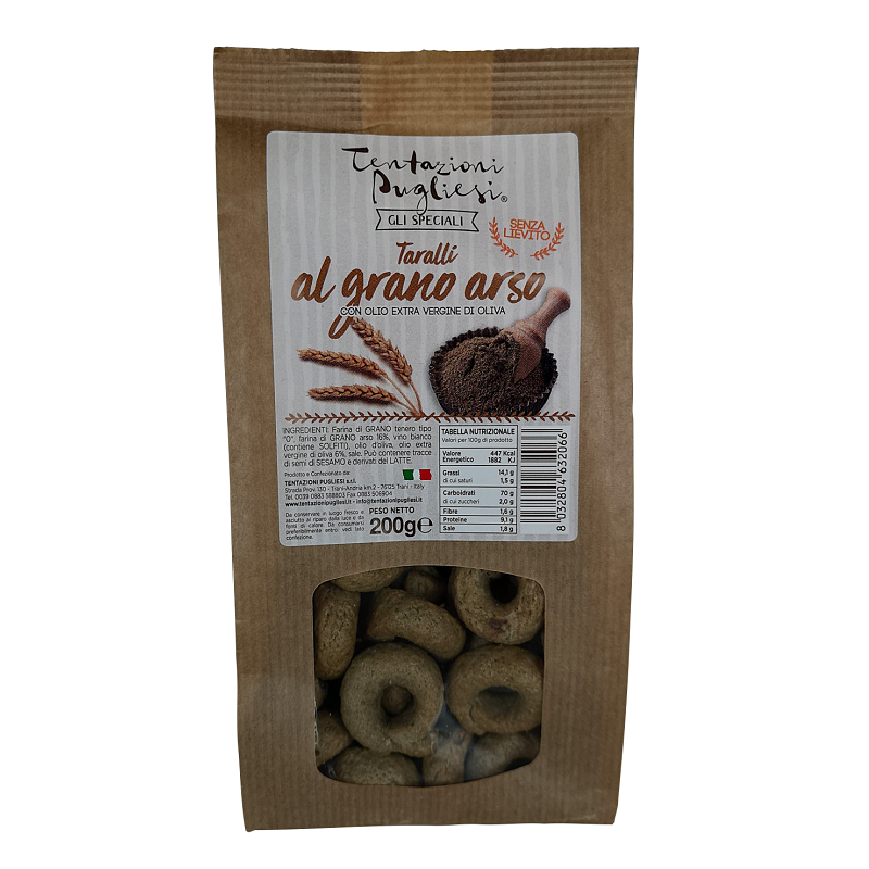 Taralli Grau Ars, 200g, Tentazioni Pugliesi