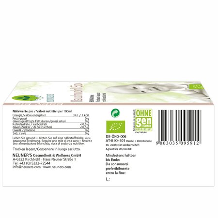 Ceai ecologic calmant pentru burtica bebelusului, 20 plicuri, Neuners 704998