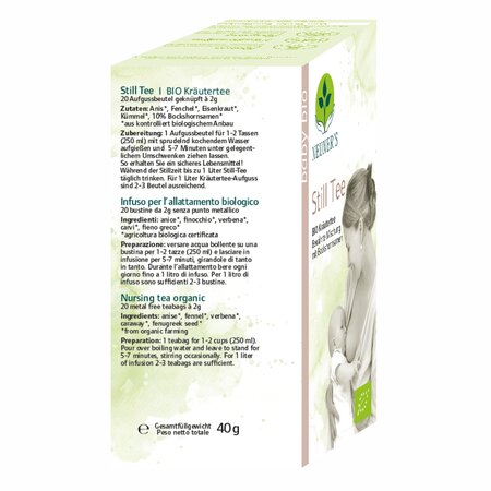 Ceai ecologic pentru alaptare Nursing Tea, 20 plicuri, Neuners 704994
