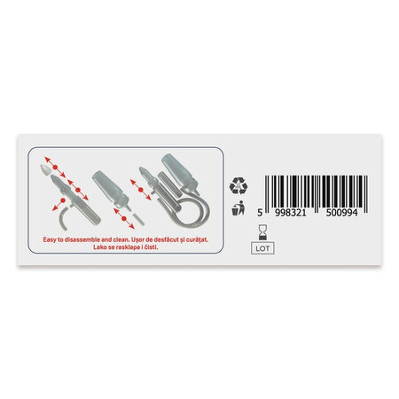 Aspirator nazal cu cap moale pentru nou nascuti si copii, 1 bucata, Nosko 708874