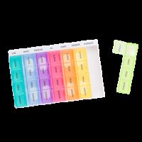 Organizator medicamente cu 28 casete, color, Bazarul de Sanatate